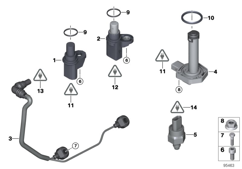 BMW 12 61 1 730 160 - Sensor, oljetryck xdelar.se