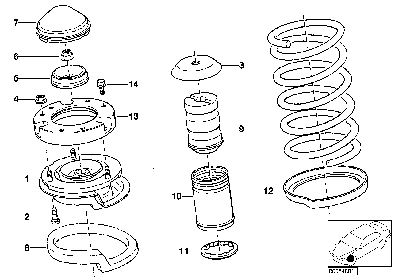 BMW 32 21 6 769 539 - Reparationssats, hjulupphängning xdelar.se