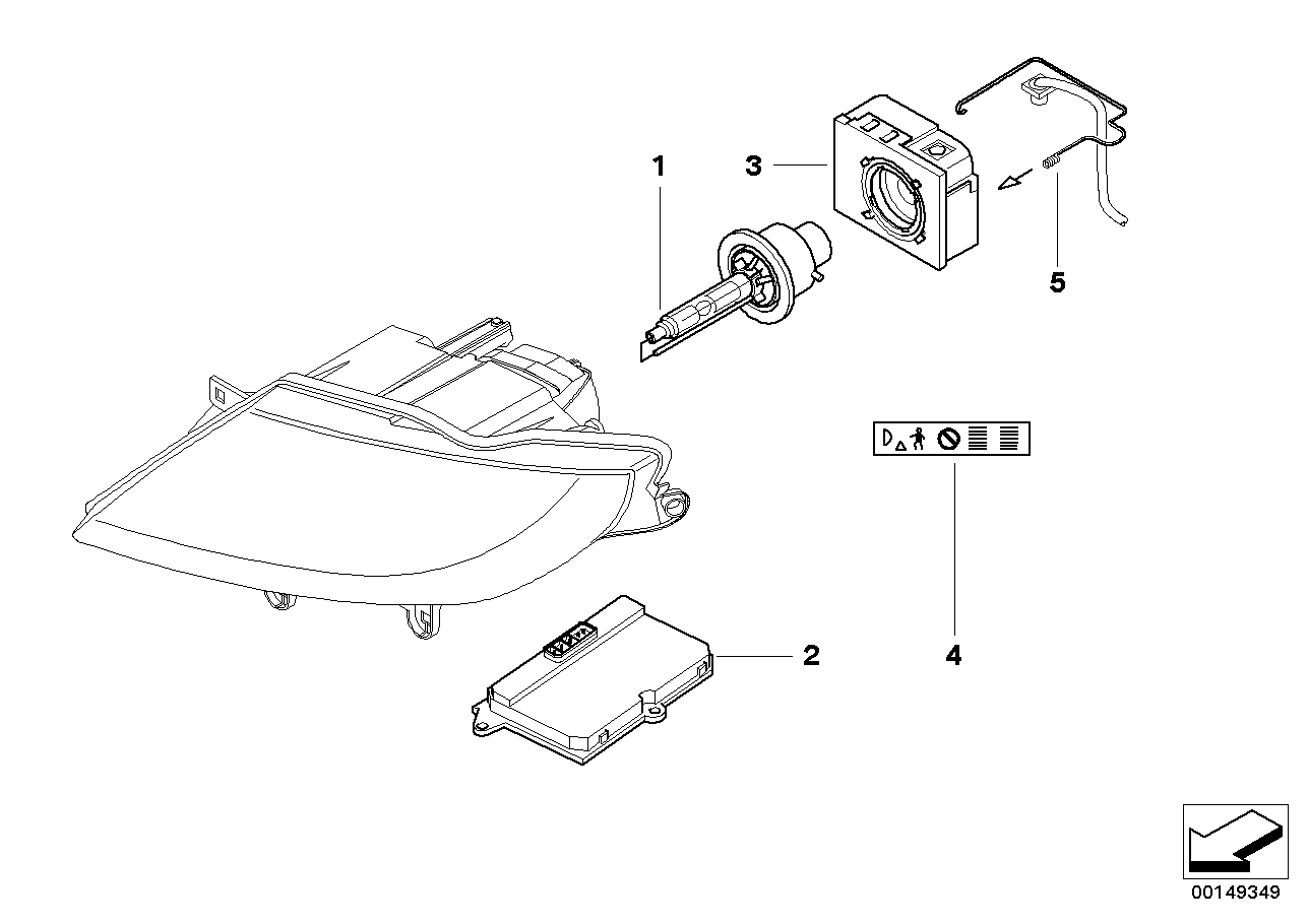 BMW 63 21 7 160 806 - Glödlampa, fjärrstrålkastare xdelar.se