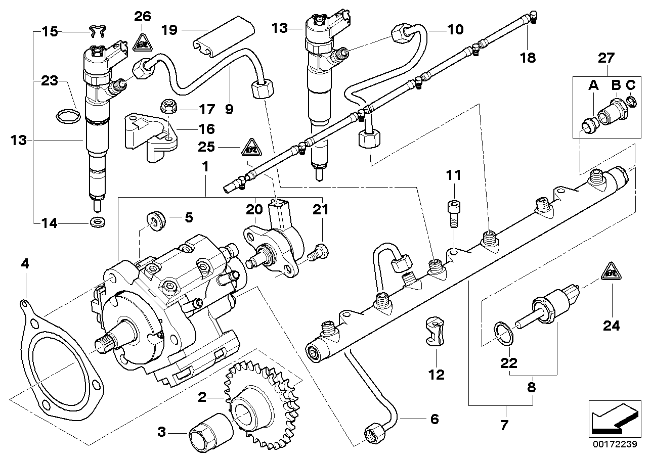 BMW 13 53 7 785 722 - Ringtätning, munstyckssäte xdelar.se