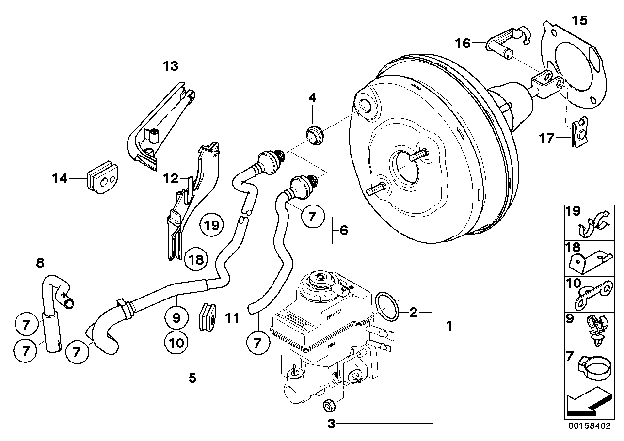 BMW 07 12 9 906 196 - Reparationssats, hjulupphängning xdelar.se