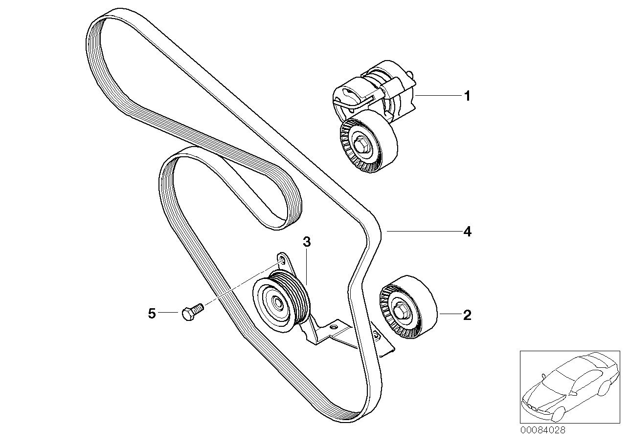 BMW 11 28 1 440 378 - Styrrulle, flerspårsrem xdelar.se