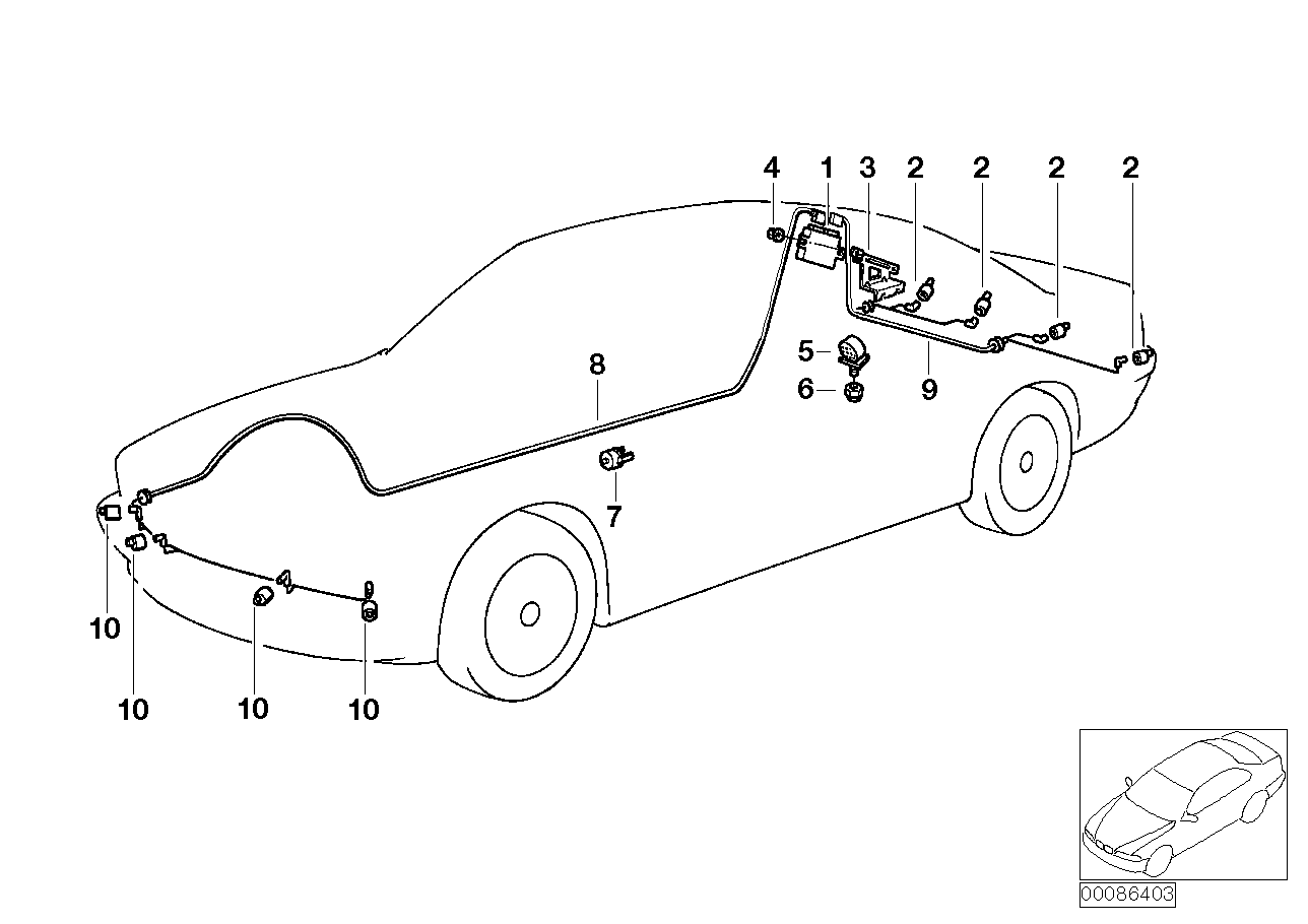 BMW 66 20 6 989 091 - Sensor, parkeringshjälp xdelar.se