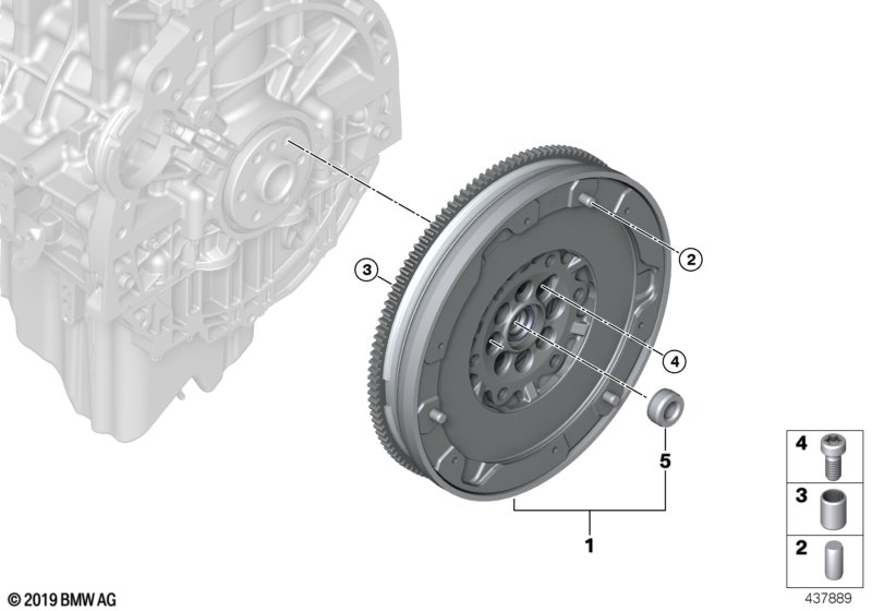 BMW 21 20 7 594 444 - Svänghjul xdelar.se