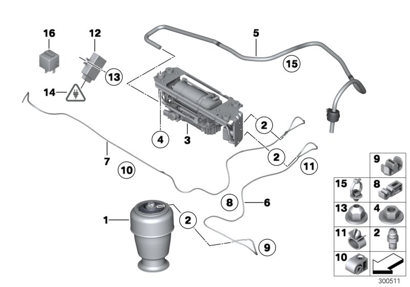 BMW 37106784379 - Luftfjäder, hjulupphängning xdelar.se