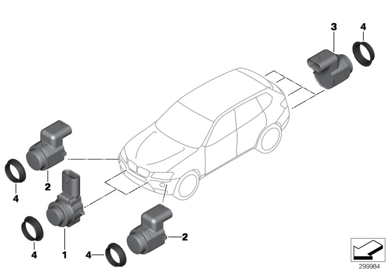 BMW 66 20 9 142 219 - Sensor, parkeringshjälp xdelar.se