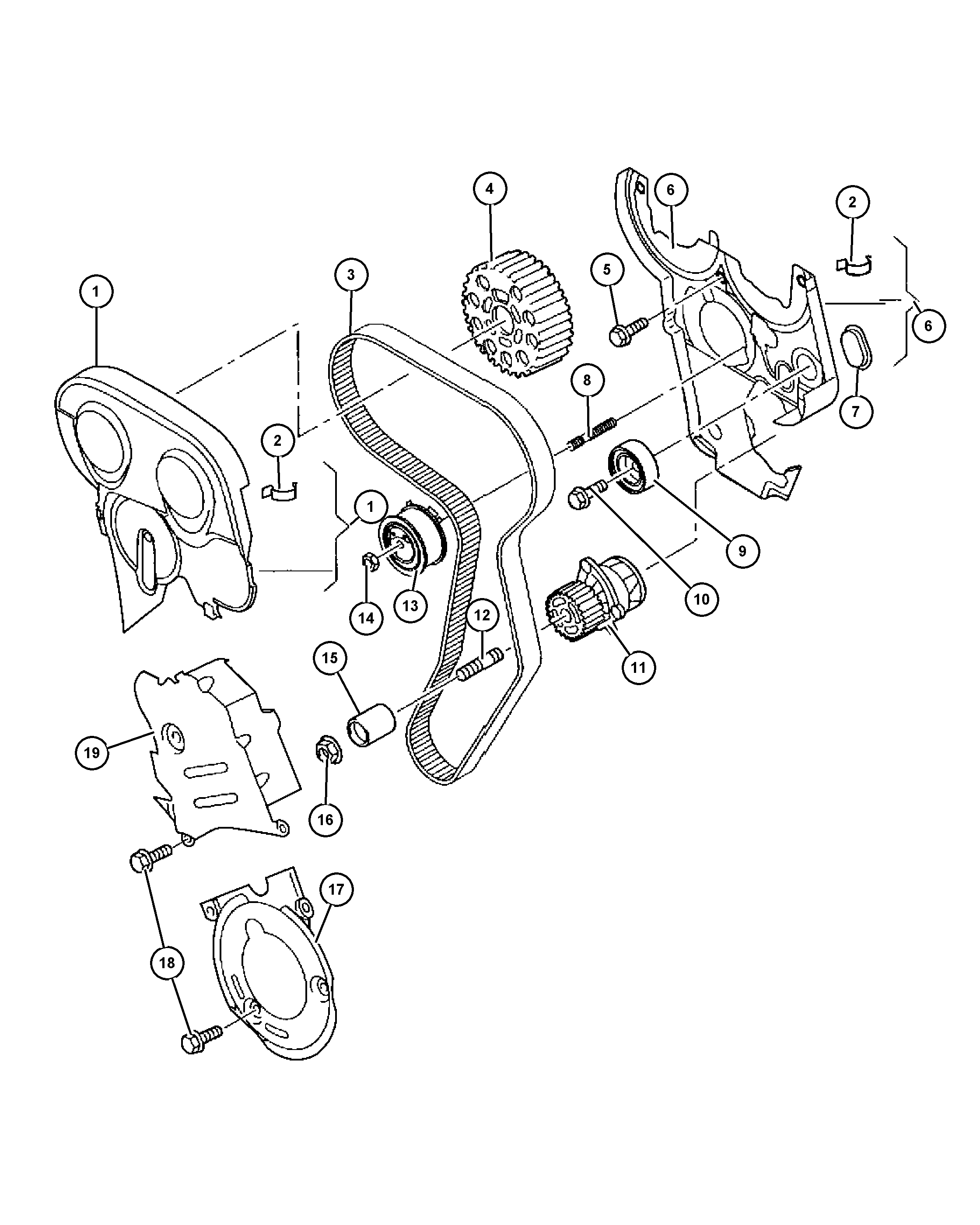 VW 68000 678AA - Styrrulle, kuggrem xdelar.se