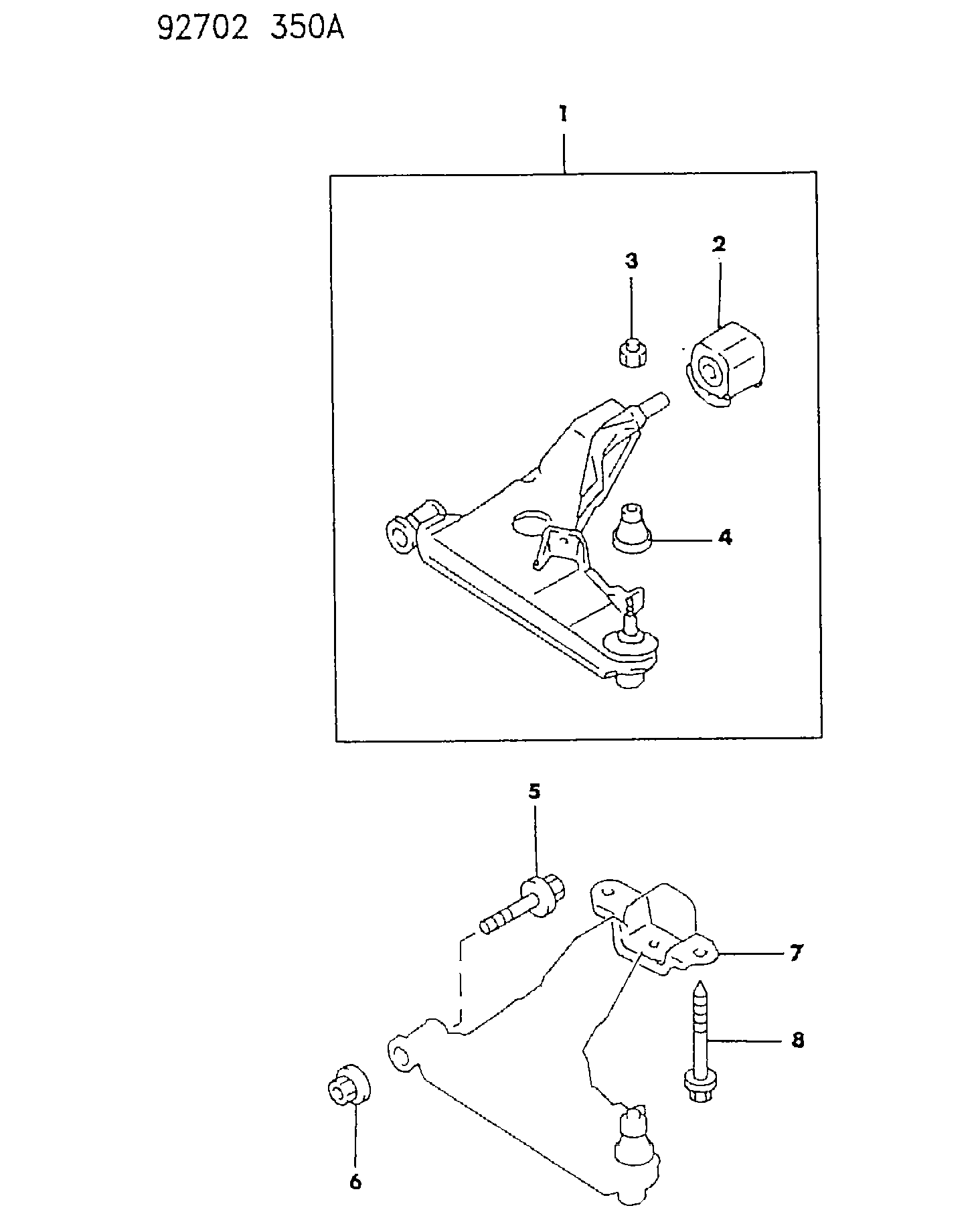 Proton MB90 7163 - Länkarm, hjulupphängning xdelar.se