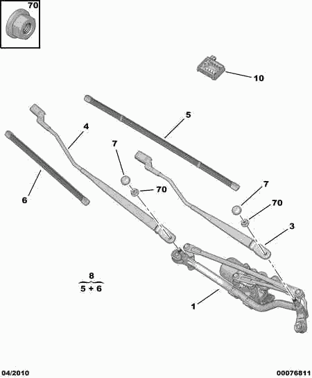 DS 6423-K0 - Torkarblad xdelar.se