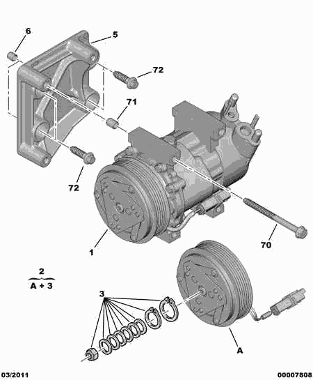 FIAT 6453.LF - Kompressor, klimatanläggning xdelar.se