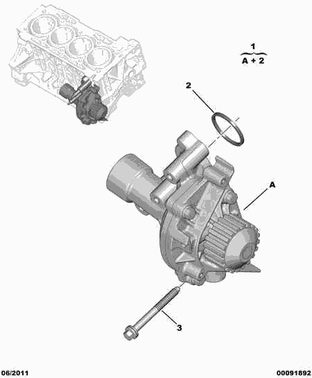 CITROËN 1201.L2 - Vattenpump xdelar.se