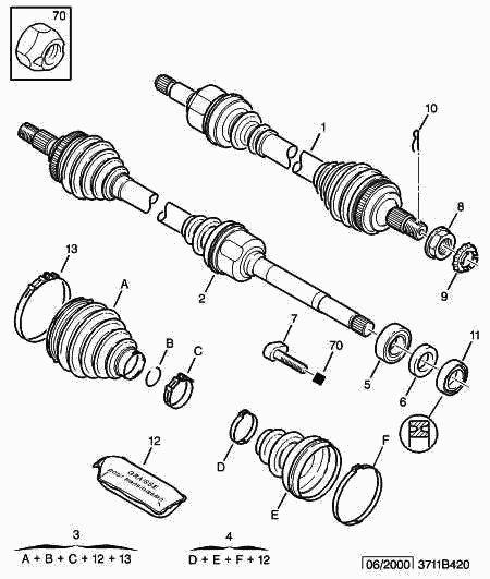 PEUGEOT 3273 9Z - Drivaxel xdelar.se