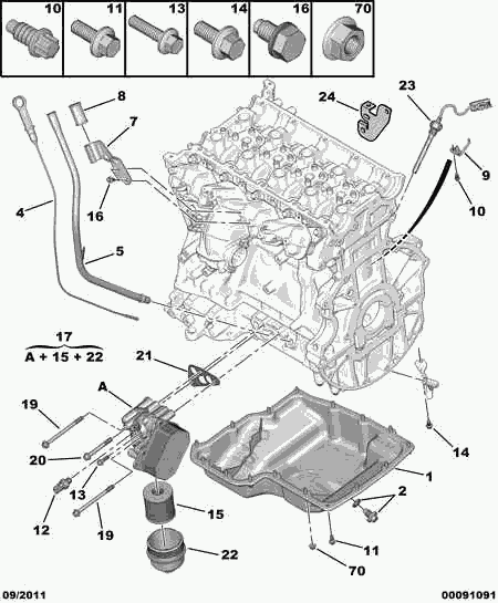 Lancia 98 088 666 80 - Oljefilter xdelar.se