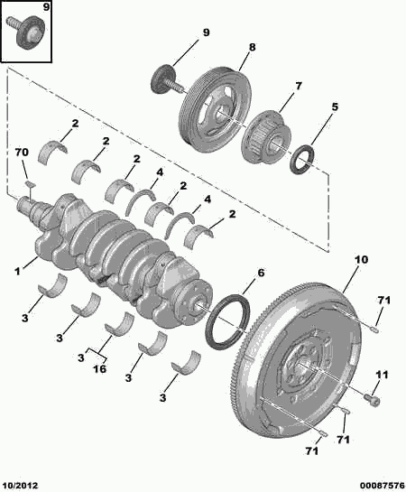 PEUGEOT 0516.L5 - Vattenpump + kuggremssats xdelar.se