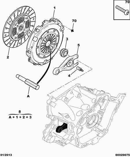 CITROËN 2041.94 - Urtrampningslager xdelar.se