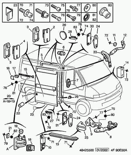 CITROËN 9164.33 - Styrning, låsningsknapp xdelar.se