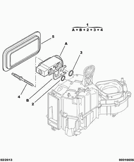 PEUGEOT 6461 H3 - Expansionsventil, klimatanläggning xdelar.se