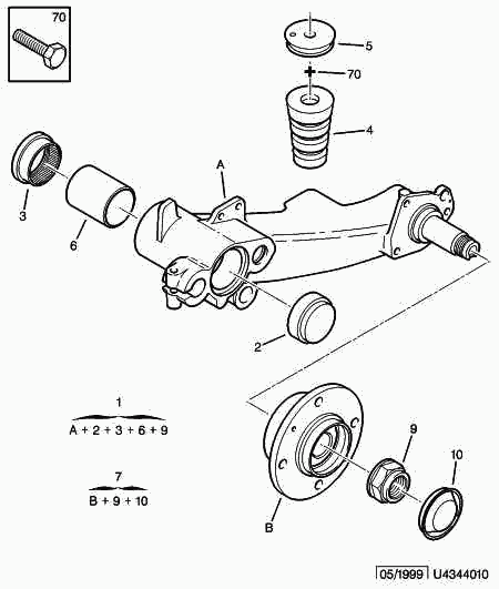 PEUGEOT 5131.49 - Reparationssats, styrarm xdelar.se