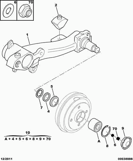 Opel 3748 39 - Hjullagerssats xdelar.se