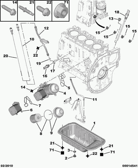 CITROËN 1109 Z6 - Oljefilter xdelar.se