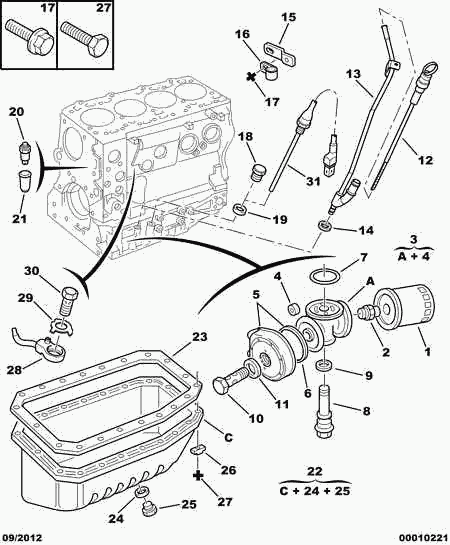 PEUGEOT (DF-PSA) 1104 31 - Packning, termostat xdelar.se