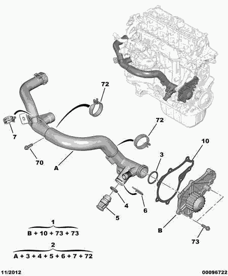 Vauxhall 16 094 176 80 - Tand / styrremssats xdelar.se