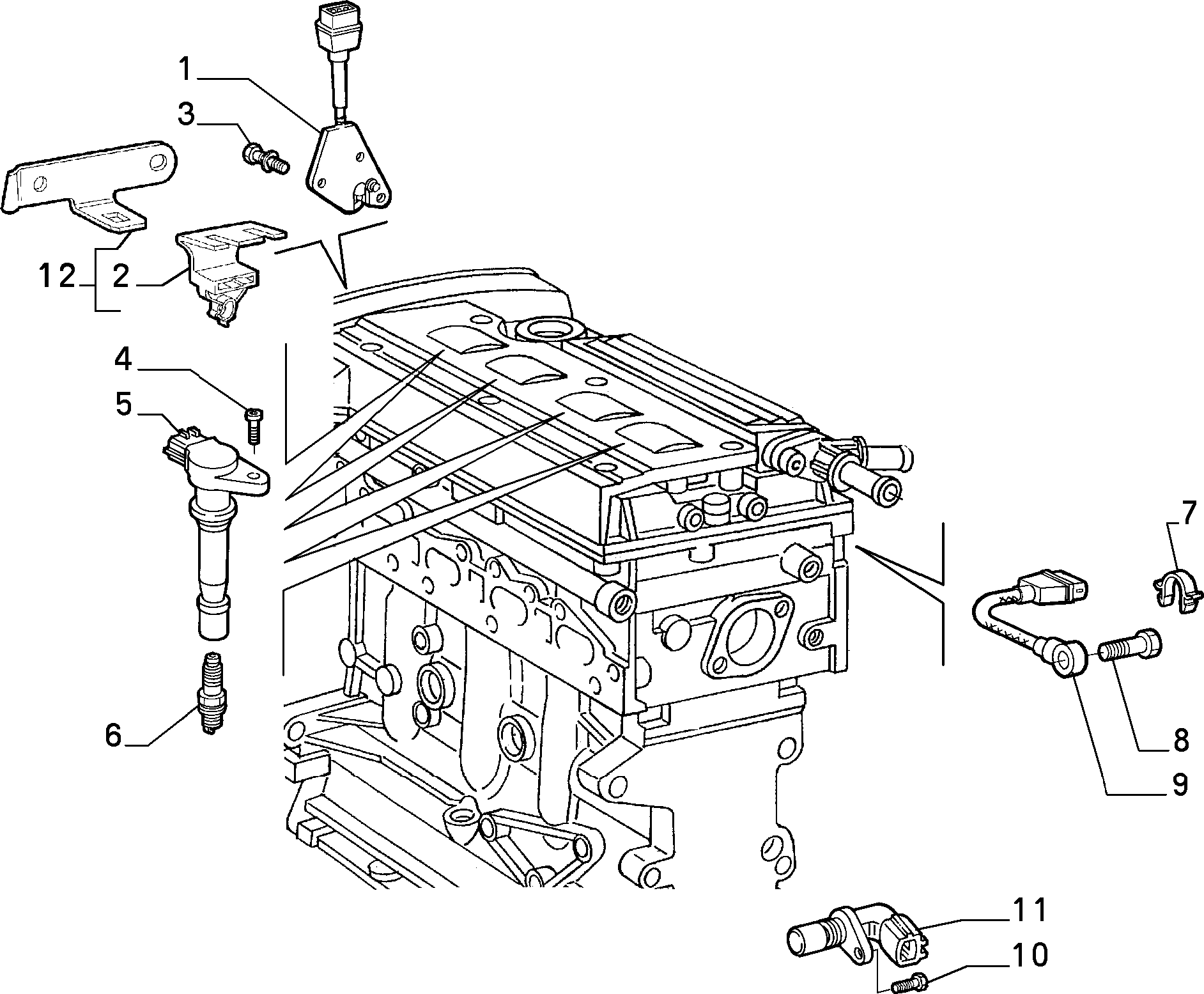 Lancia 46551935 - Tändstift xdelar.se