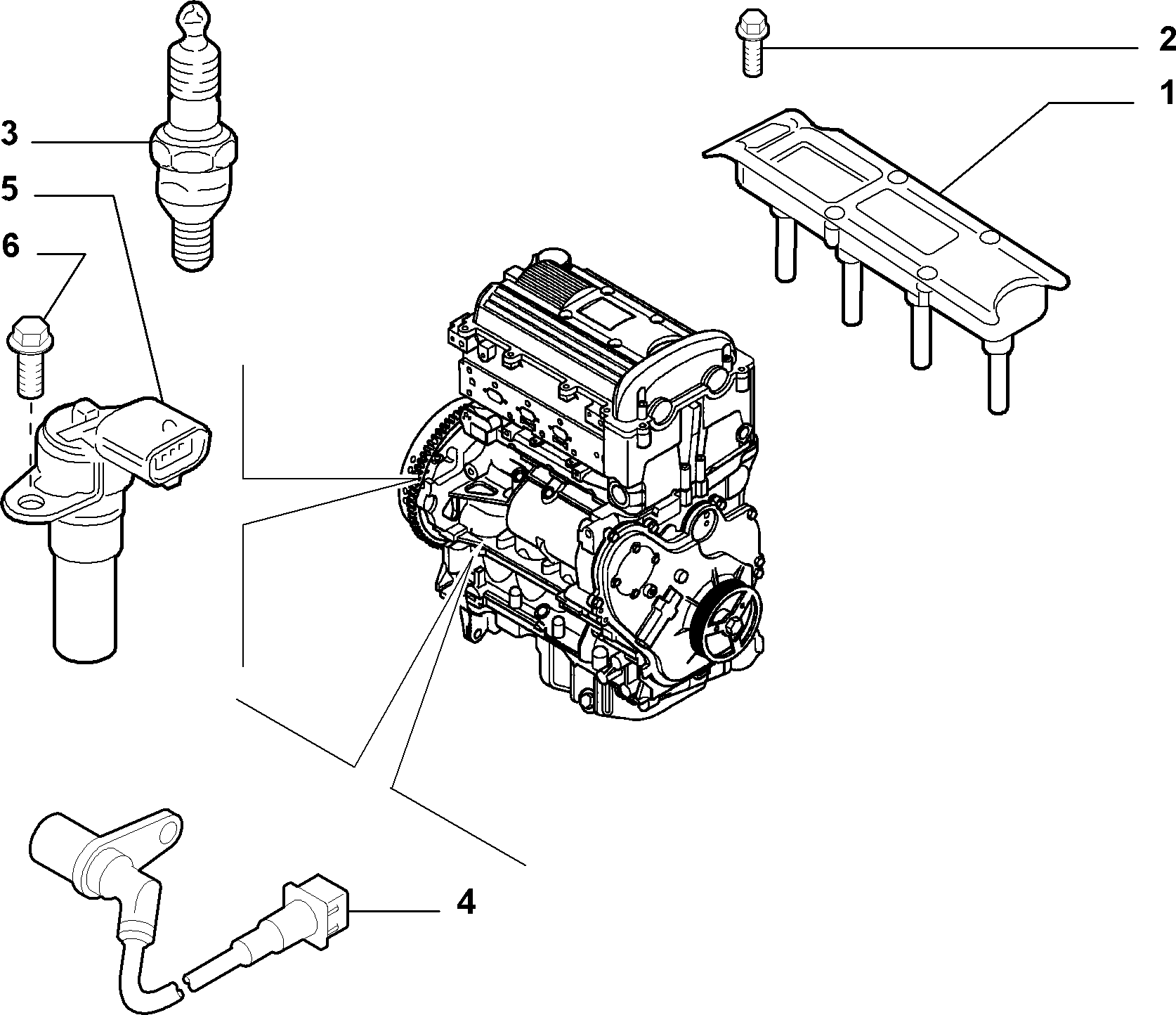 FIAT 71739210 - Tändstift xdelar.se