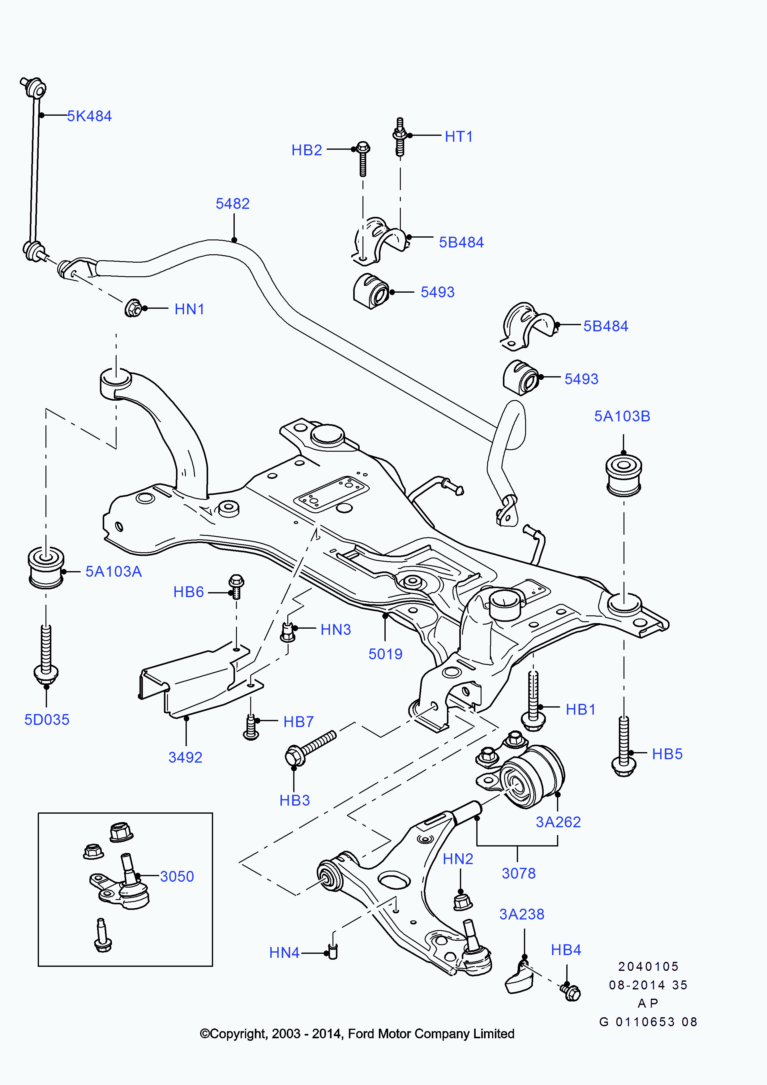 FORD 1362650 - Länkarm, hjulupphängning xdelar.se