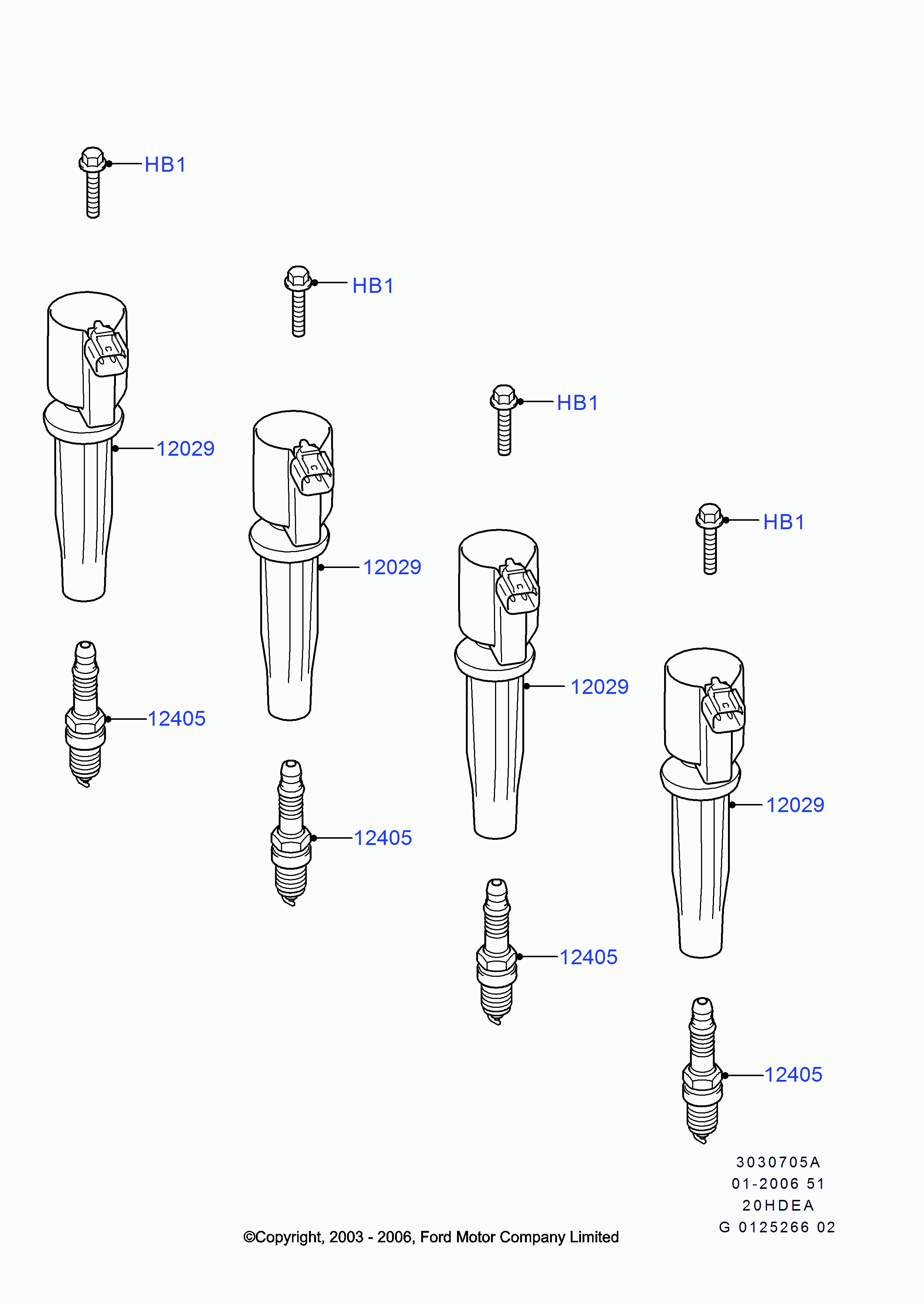 FORD 1369704 - Tändstift xdelar.se