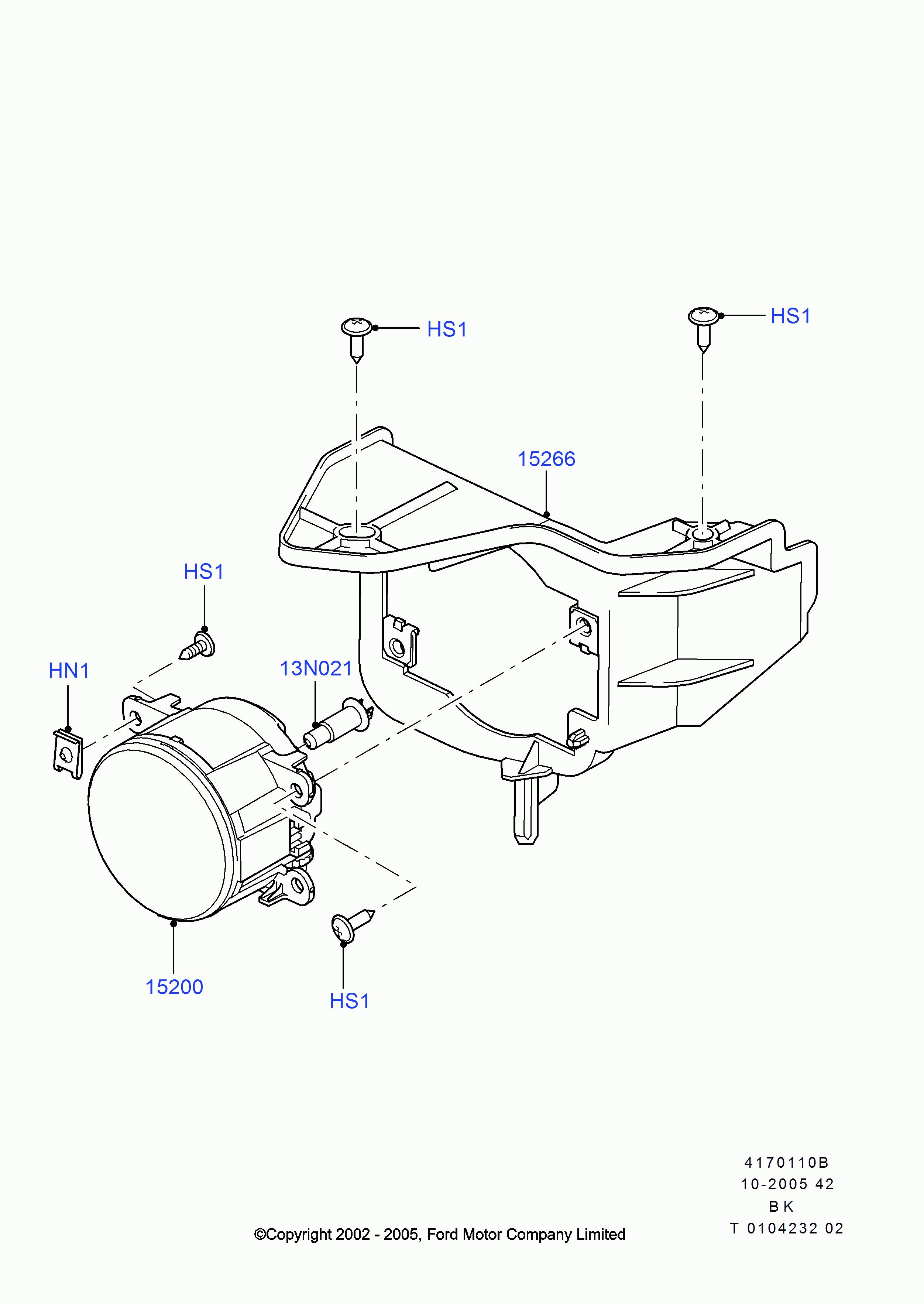 FORD 4 113 066 - Glödlampa kurvljus xdelar.se