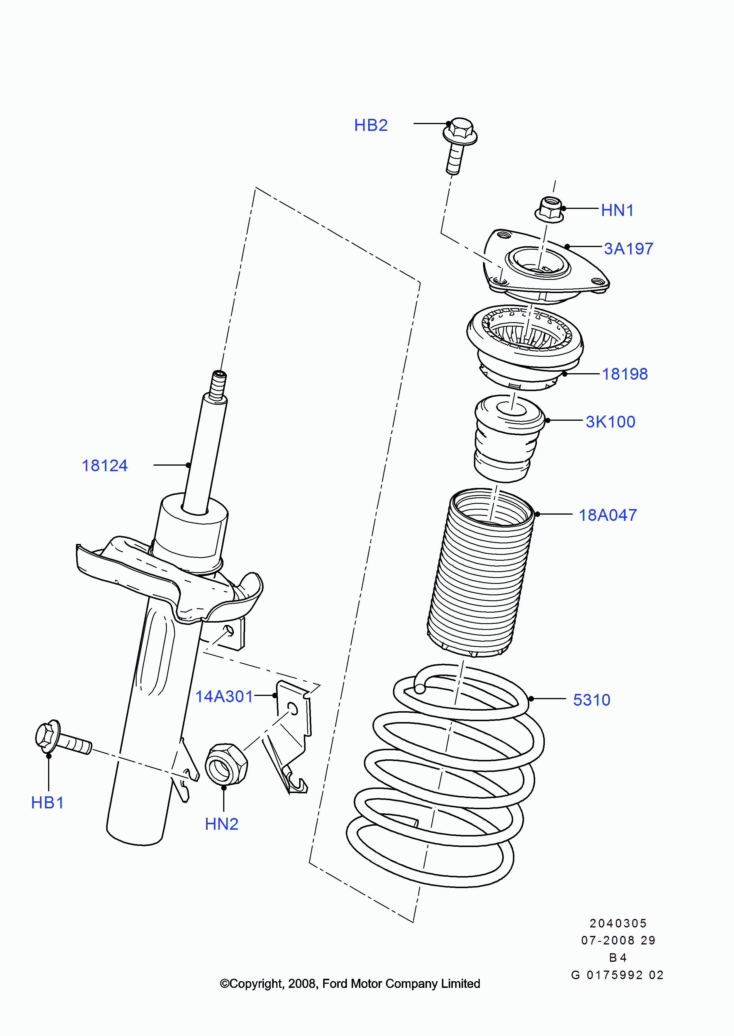 FORD 1570032 - Stötdämpare xdelar.se