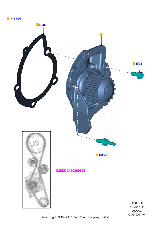 BMW 1727556 - Vattenpump xdelar.se