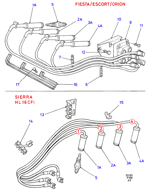 FORD 1120830 - Tändstift xdelar.se