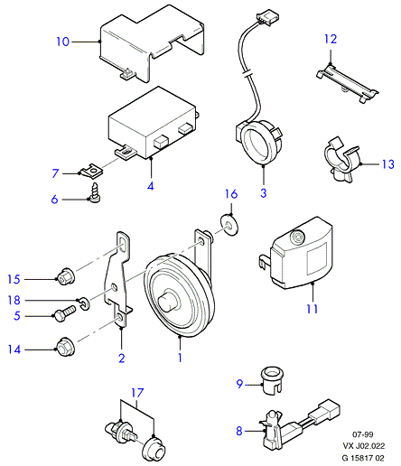 FORD 7215801 - Dörrkontakt xdelar.se