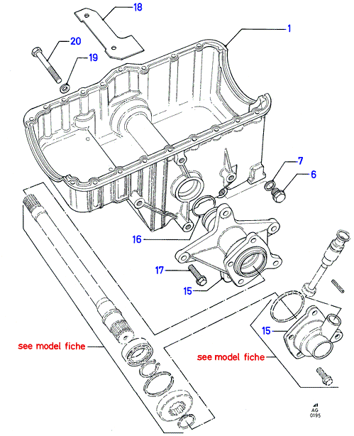 FORD 1555 451 - Oljefilter xdelar.se