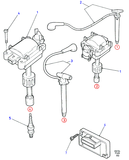 FORD 1086020 - Tändstift xdelar.se