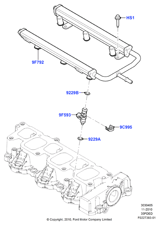 FORD 7T4Z 9229-B - Gummiring xdelar.se