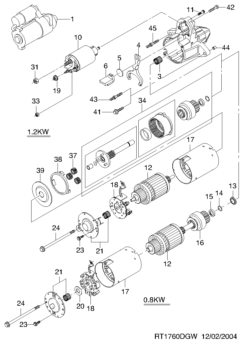 DAEWOO 96843578 - Startmotor xdelar.se