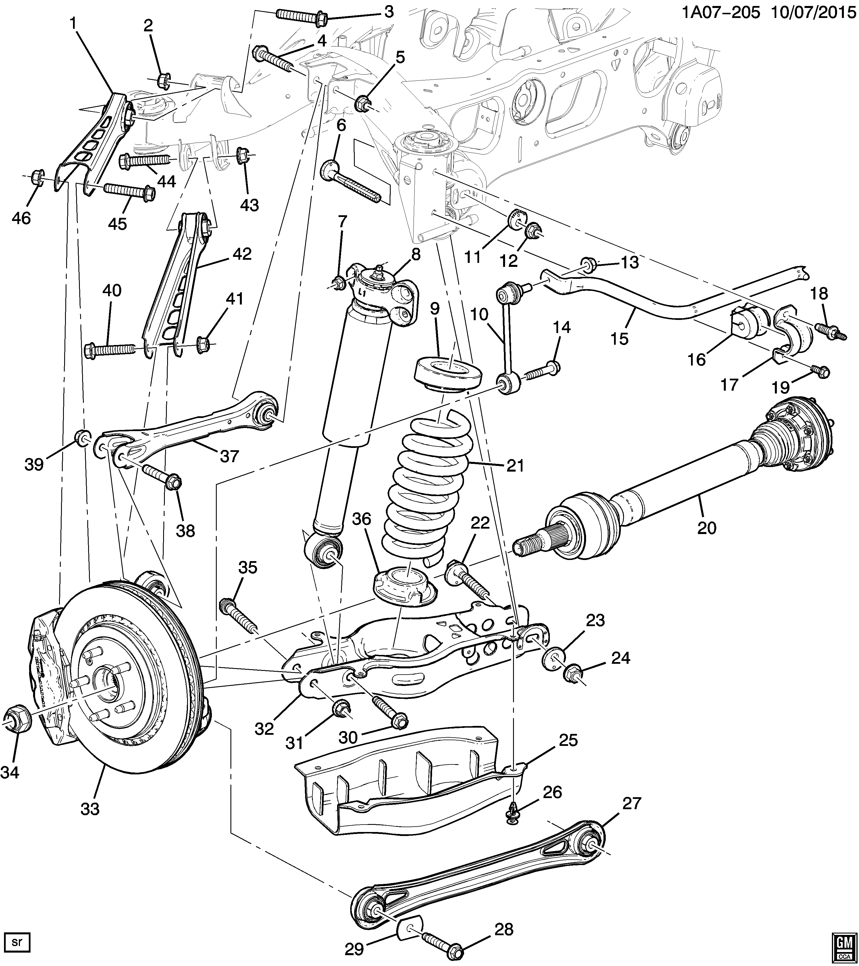 MAZDA 11516078 - Länk, krängningshämmare xdelar.se