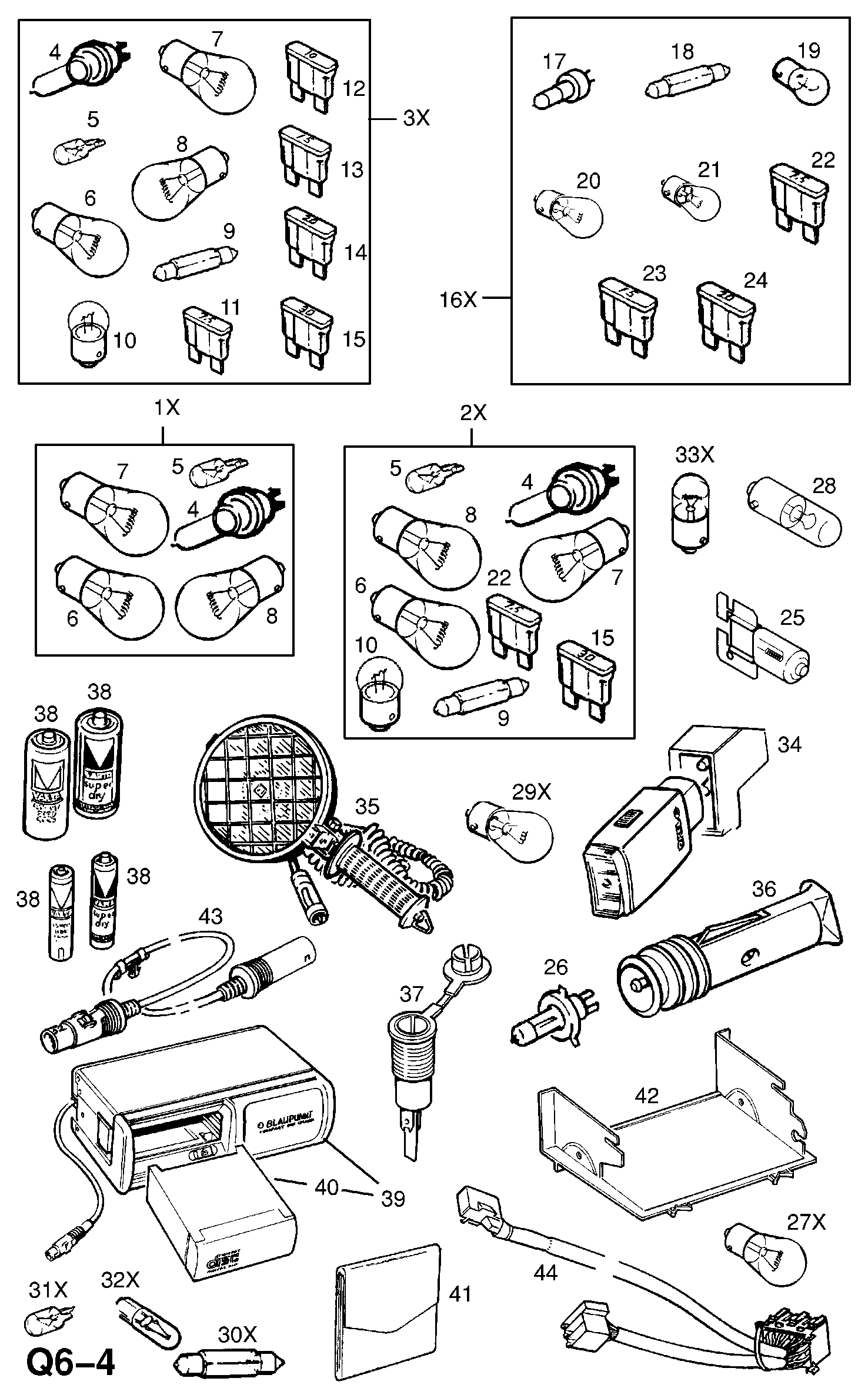 Opel 20 98 255 - Glödlampa, instrumentbelysning xdelar.se