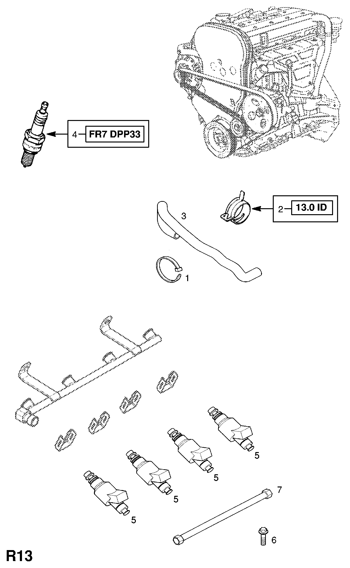 Opel 12 14 029 - Tändstift xdelar.se