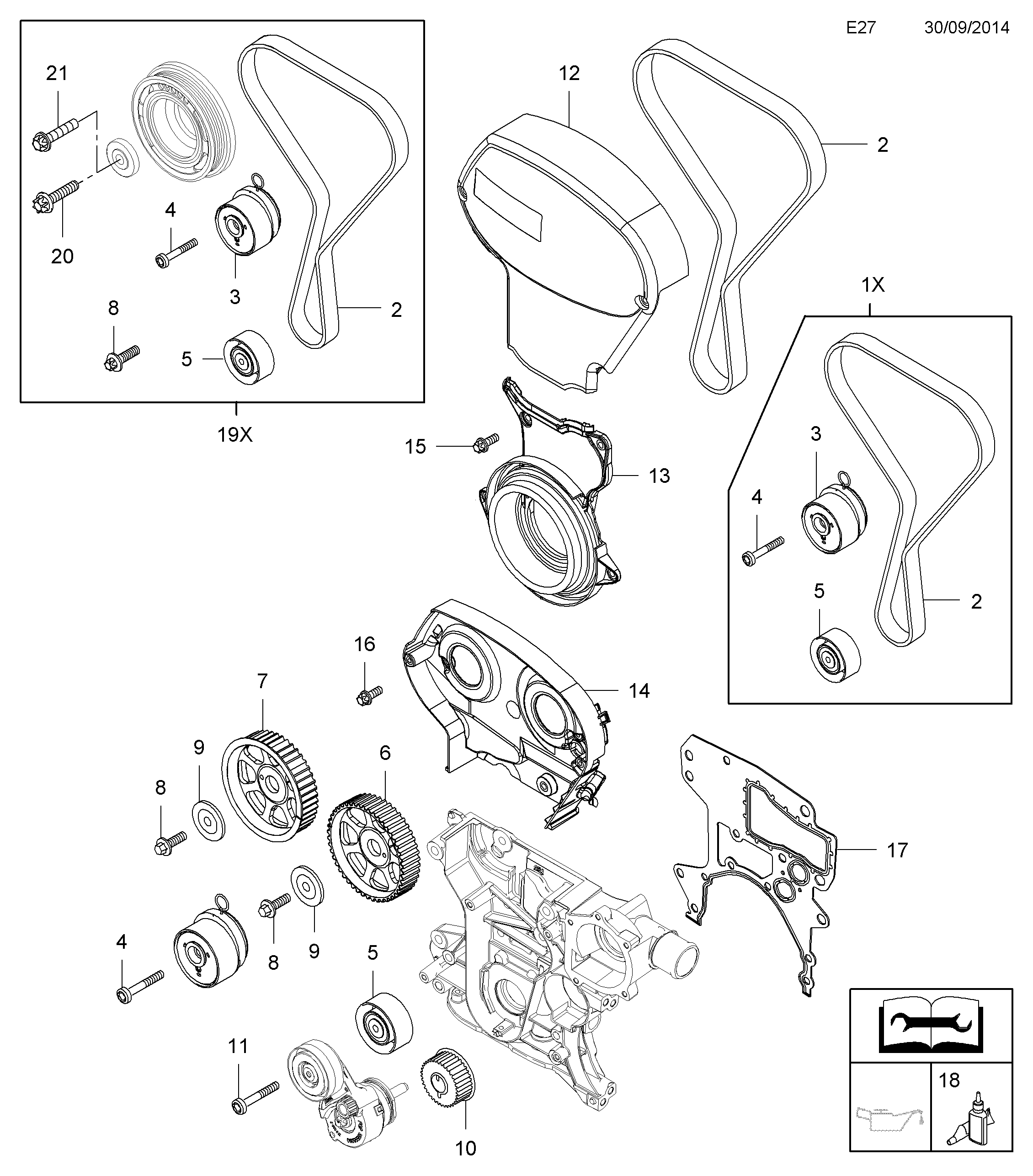 Opel 5636436 - Kuggrem xdelar.se