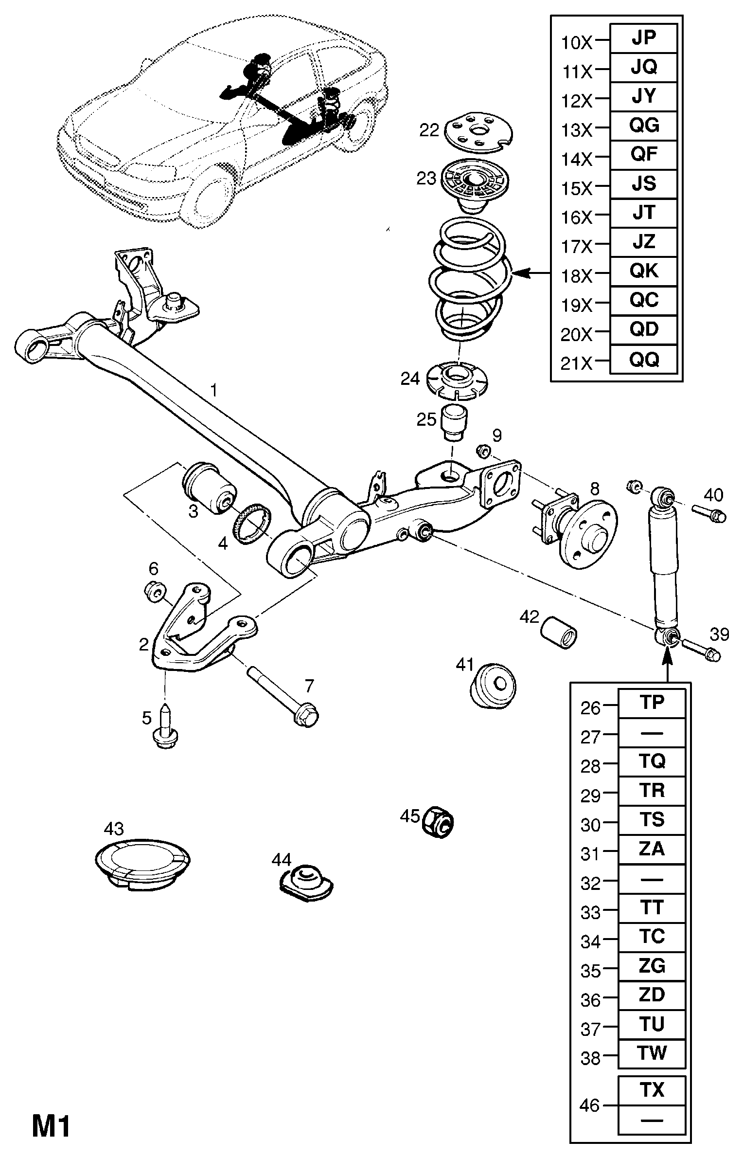 Opel 436 281 - Stötdämpare xdelar.se