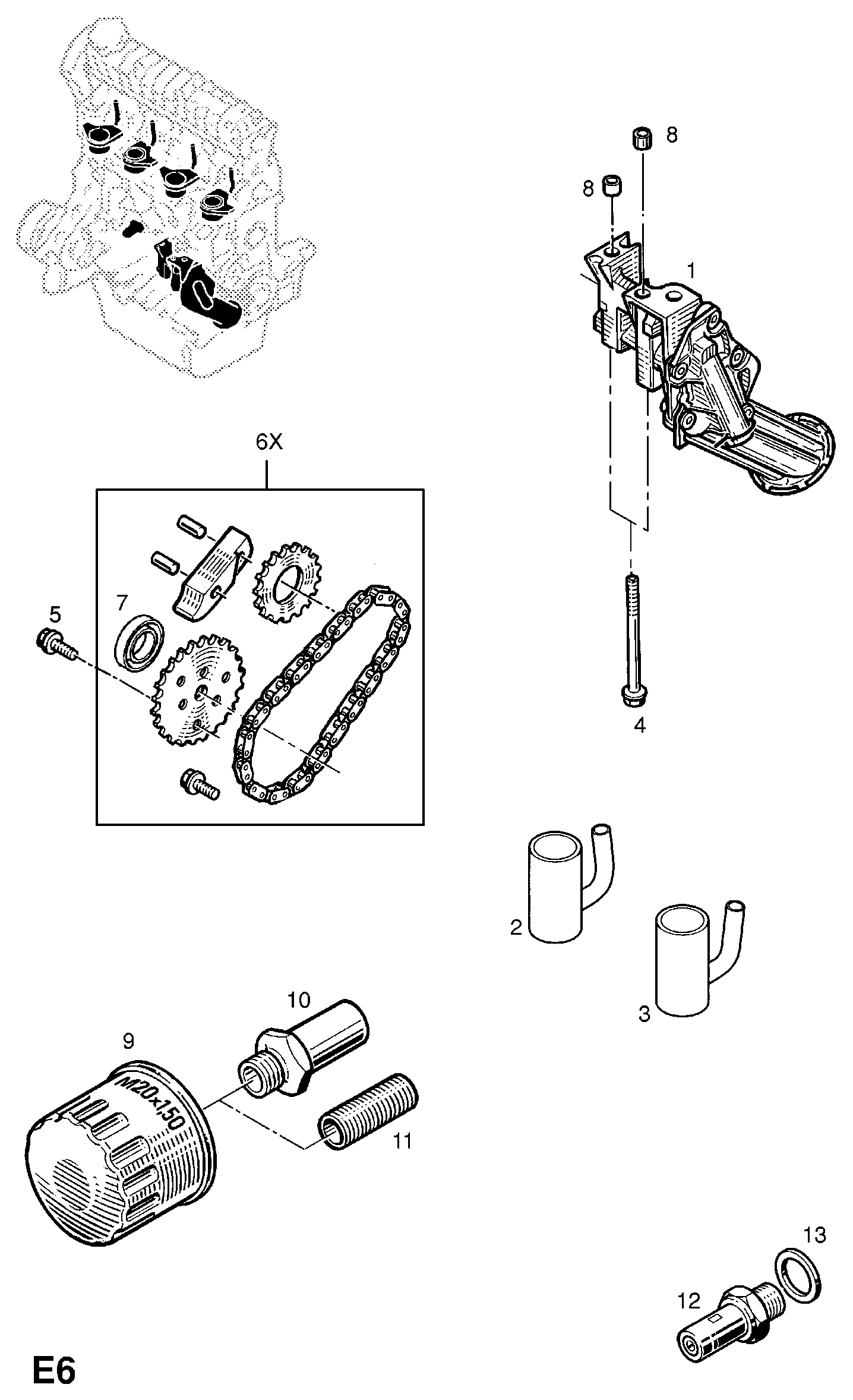 Opel 4403019 - Oljefilter xdelar.se