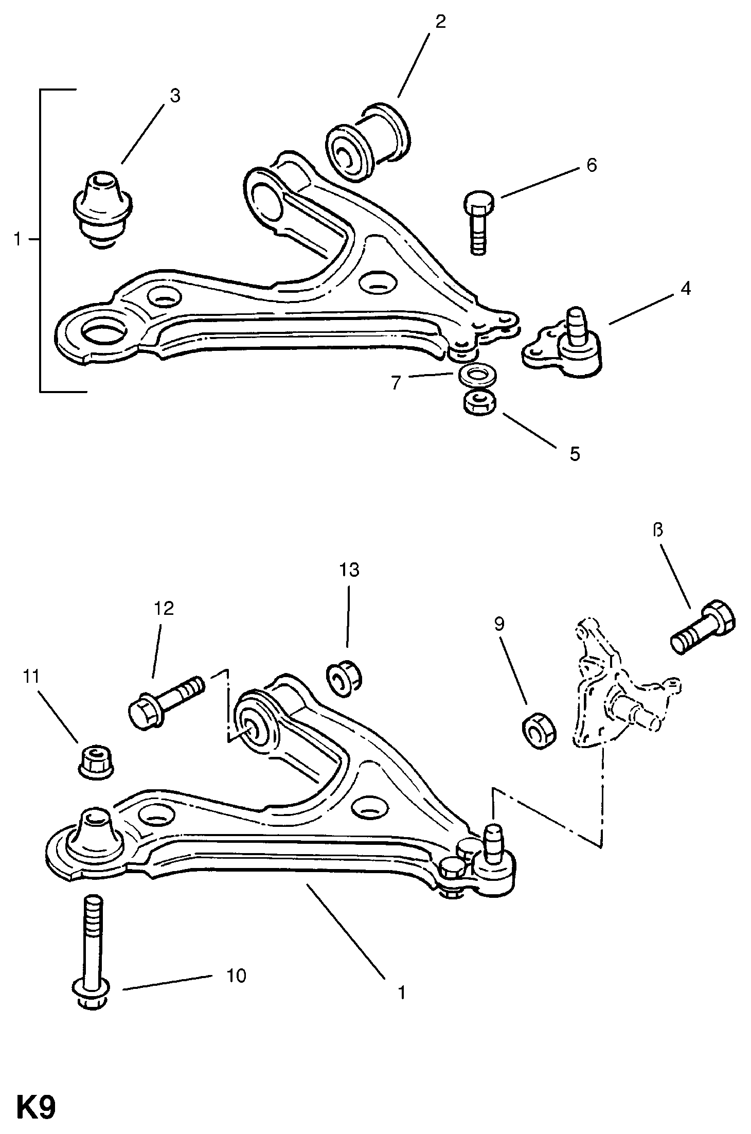 Vauxhall 352341 - Länkarmsbussning xdelar.se