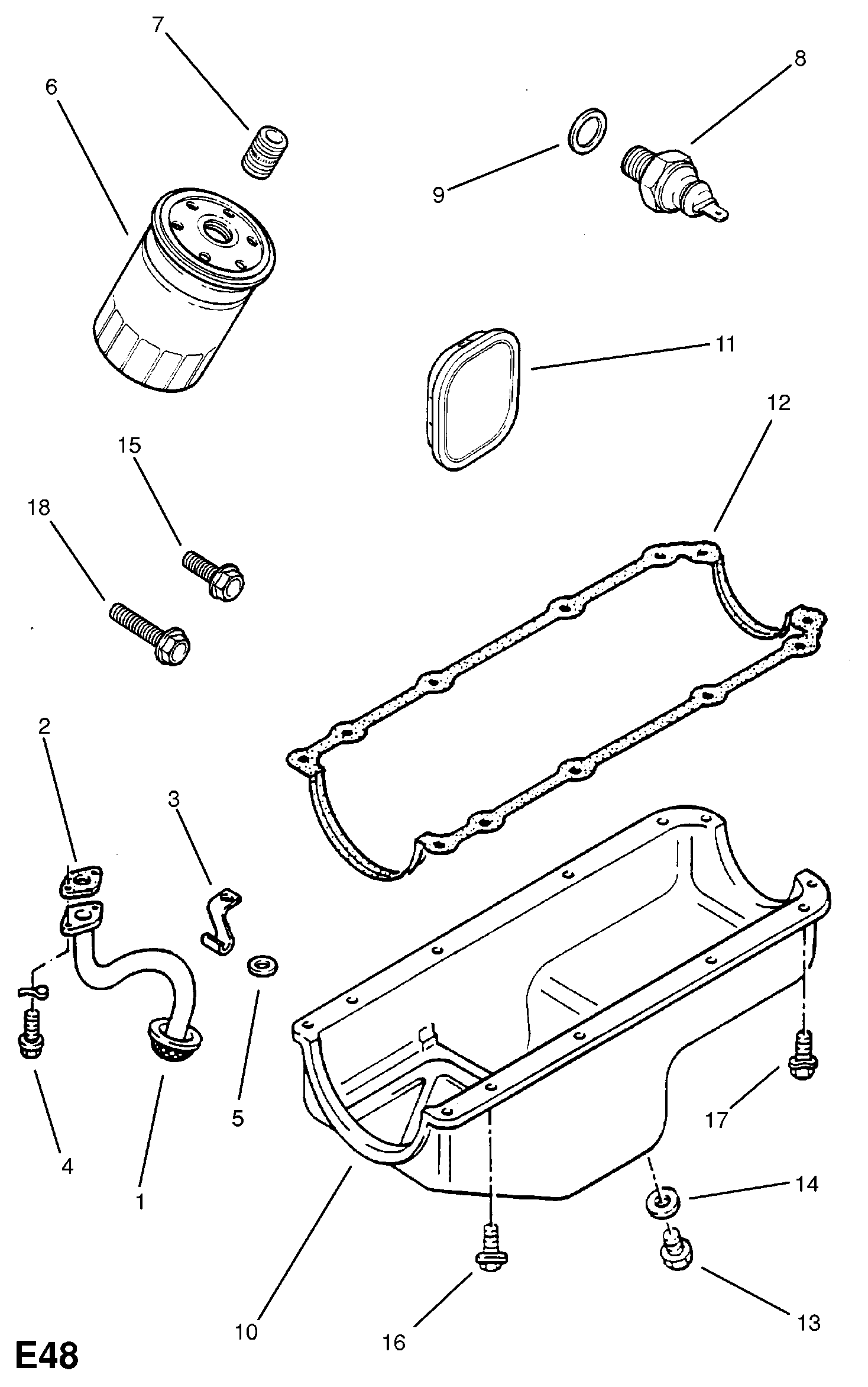 Opel 650400 - Oljefilter xdelar.se