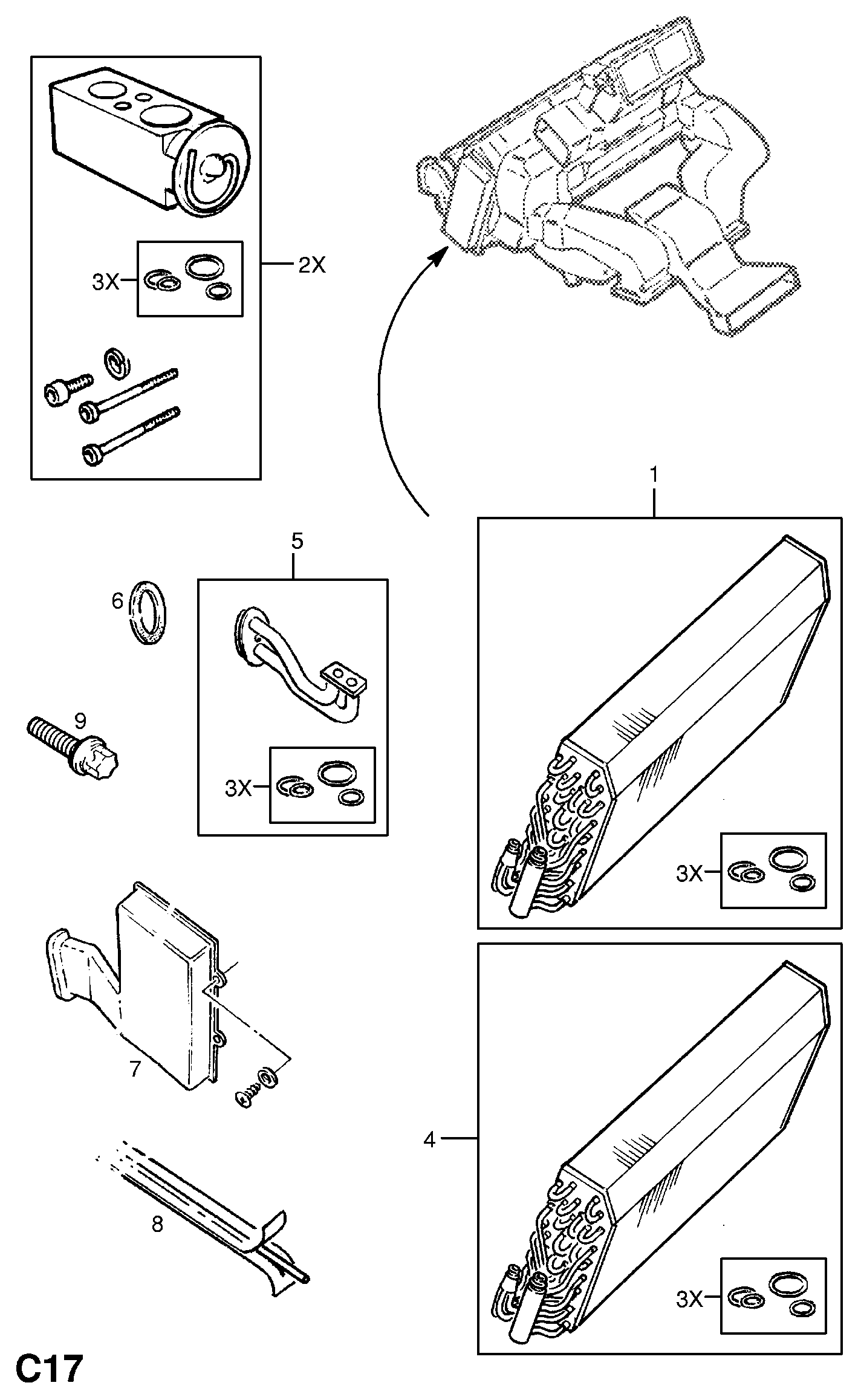 Opel 16 18 152 - Expansionsventil, klimatanläggning xdelar.se