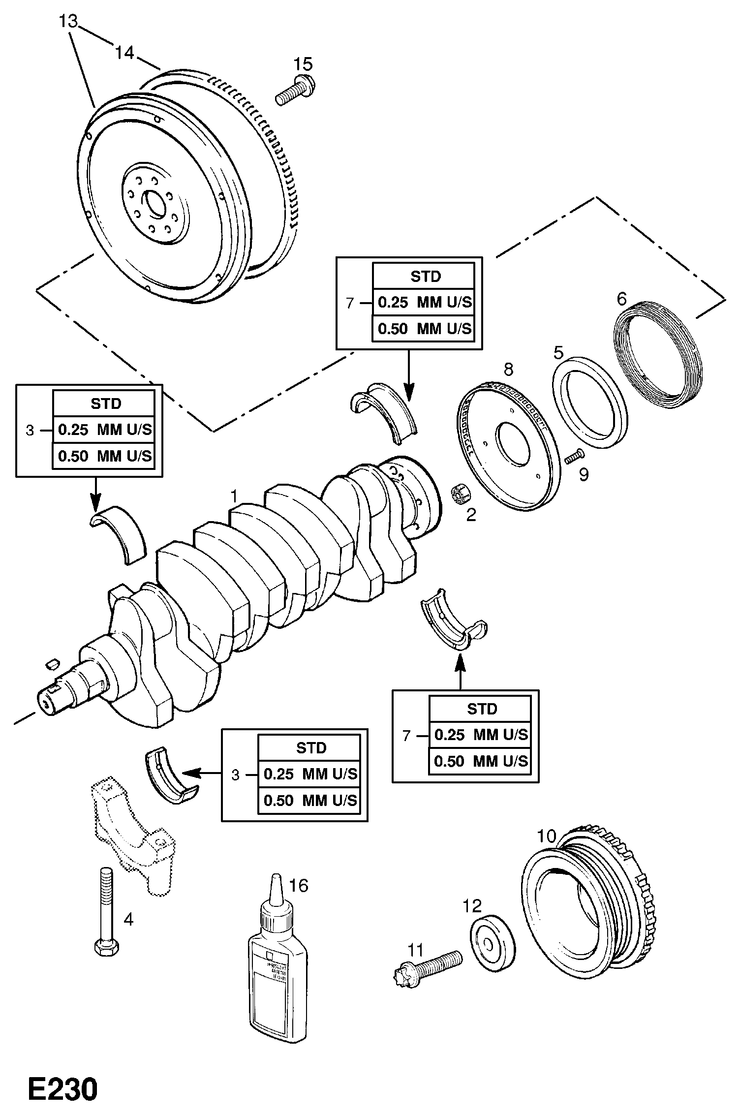 Vauxhall 5614844 - Packbox, vevaxel xdelar.se