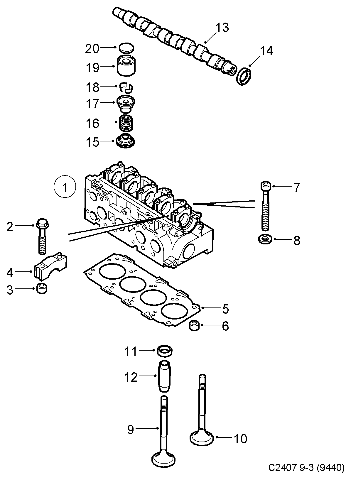 Opel 93 178 530 - Oljetätningsring, kamaxel xdelar.se